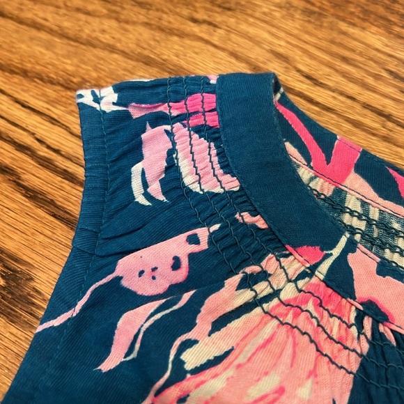 Lilly Pulitzer girls Essie dress Large (8-10) Tidal Wave It's Prime Time NWT - Picture 8 of 9